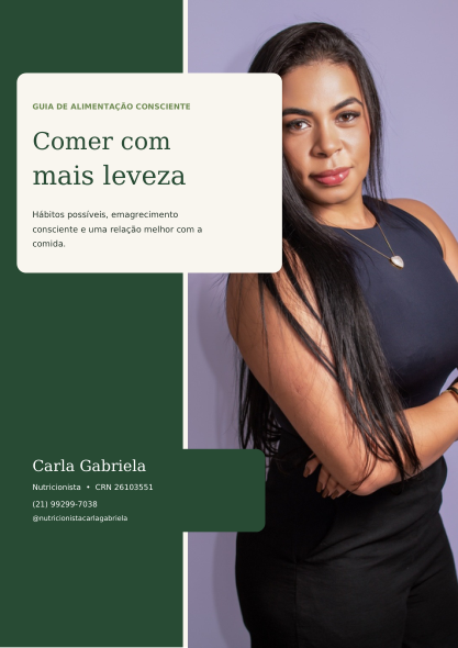 Capa do e-book Comer com mais leveza